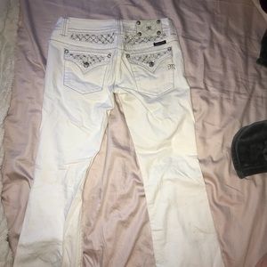 Miss Me Bootcut White